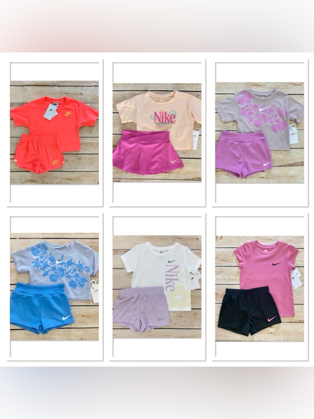 Nike Kids' T-Shirt and Shorts Set PICK 4 Size 24M NWT Spring Summer